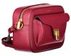 Coccinelle piros női bőr oldaltáska, crossbody 22 x 16 x 10 cm