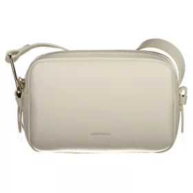   Coccinelle női fehér bőr oldaltáska, crossbody 22 x 13 x 10 cm