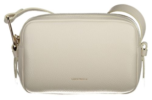  Coccinelle női fehér bőr oldaltáska, crossbody 22 x 13 x 10 cm