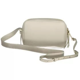   Coccinelle női fehér bőr oldaltáska, crossbody 22 x 13 x 10 cm