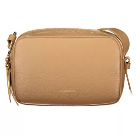   Coccinelle női barna bőr oldaltáska, crossbody 22 x 13 x 10 cm