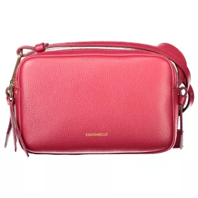  Coccinelle női piros bőr oldaltáska, crossbody 22 x 13 x 10 cm