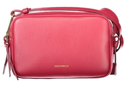  Coccinelle női piros bőr oldaltáska, crossbody 22 x 13 x 10 cm
