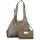 Coccinelle C-Easy sötét taupe női marhabőr hobó válltáska 30 x 25 x 10 cm