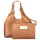 Coccinelle C-Easy konyakbarna női marhabőr hobó válltáska 20 x 15 x 13 cm