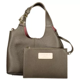   Coccinelle C-Easy sötét taupe női marhabőr hobó válltáska 20 x 15 x 13 cm