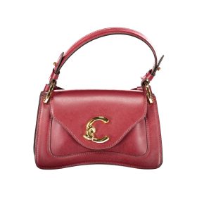 Coccinelle női piros bőr táska 20 x 12 x 7 cm