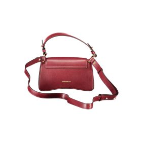 Coccinelle női piros bőr táska 20 x 12 x 7 cm