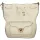 Coccinelle Beat Generation fehér bőr bucketbag, vödörtáska 27 × 21 × 14 cm