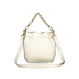   Coccinelle törtfehér női bőr vödörtáska, bucketbag 21x 18 x 12 cm