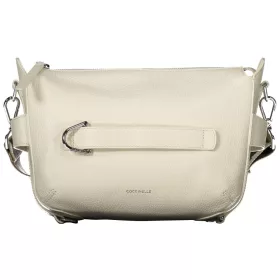   Coccinelle Gretel Ribbon törtfehér bőr női oldaltáska, crossbody  26 x 20 x 7 cm