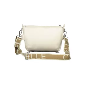   Coccinelle Gretel Ribbon törtfehér bőr női oldaltáska, crossbody  26 x 20 x 7 cm