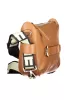 Coccinelle Gretel Ribbon konyakbarna női bőr oldaltáska, crossbody  26 x 20 x 7 cm