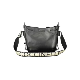   Coccinelle fekete női bőr vödörtáska, bucketbag 25 x 24 x 6 cm