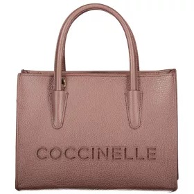   Coccinelle Myrtha26 mokkabarna női bőr tote bag, oldalpánttal 26 x 19 x 12 cm