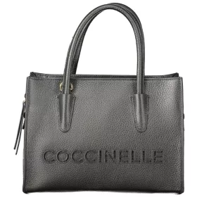   Coccinelle Myrtha26 fekete női bőr tote bag, oldalpánttal 26 x 19 x 12 cm