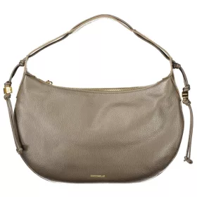   Coccinelle Thess sötét taupe női bőr válltáska 38 x 23 x 2 cm
