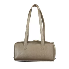   Coccinelle Mavery Pocket taupe női bőr válltáska 30 x 14 x 14 cm