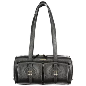   Coccinelle Mavery Pocket fekete női bőr válltáska  30 x 14 x 14 cm