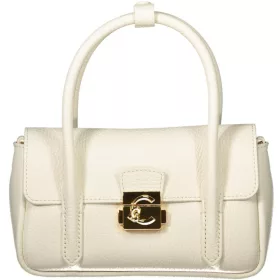   Coccinelle U4K C-Me Lock törtfehér női marhabőr kézitáska 20 x 11 x 6 cm