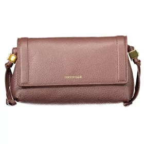   Coccinelle Thess mokkabarna női bőr oldaltáska, crossbody 20 x 12 x 7 cm