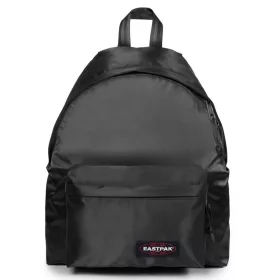   Eastpak Padded Pak'R Satin Black fényes szatén hátizsák