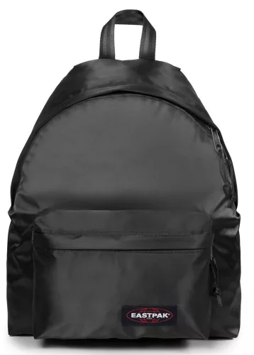 Eastpak Padded Pak'R Satin Black fényes szatén hátizsák