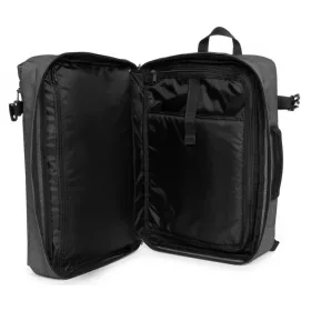   Eastpak Trainsit'r Pack Black Denim hátizsák, utazótáska, 17" laptoptartóval