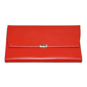 Piros 4 zsebes pincér,  taxis pénztárca 20 cm