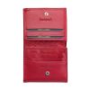 Valentini Luxury piros női bőr pénztárca 10 x 9 cm
