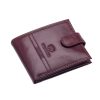 Emporio Valentini átfogópántos bordó bőr kismeretű pénztárca 10,5 x 8 cm