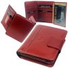 Emporio Valentini piros női bőr pénztárca 12 x 10,5 cm