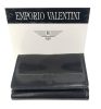 Emporio Valentini fekete férfi bőr pénztárca 12,5 x 10 cm