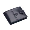 Emporio Valentini átfogópántos fekete bőr pénztárca 13 x 9,5 cm