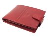 Emporio Valentini átfogópántos piros bőr pénztárca 13 x 9,5 cm