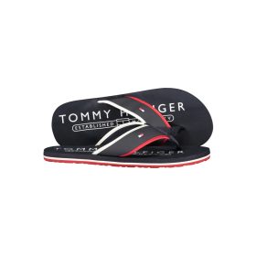 Tommy Hilfiger férfi kék papucs
