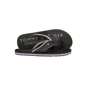 Tommy Hilfiger férfi fekete papucs