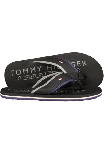 Tommy Hilfiger férfi fekete papucs