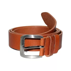 Barna színű férfi bőr öv, 140 cm