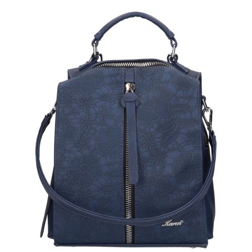 Karen Federe D-408 kék női válltáska, hátizsák 26 x 32 x 15 cm