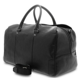 Giudi fekete bőr utazótáska