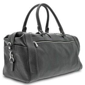 Giudi fekete bőr utazótáska