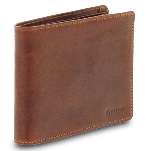 Giudi barna férfi Vacchetta bőr pénztárca 12 x 9,5 cm
