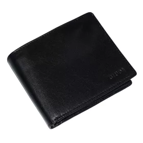 Giudi fekete férfi Vacchetta bőr pénztárca 12 x 10 cm