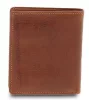 Giudi  barna férfi Vacchetta bőr pénztárca, irattárca 10,8 x 9,3 cm