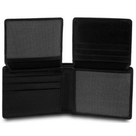   Giudi  fekete férfi Vacchetta bőr pénztárca, irattárca 11 x 9 cm