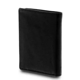   Giudi  fekete férfi Vacchetta bőr pénztárca, irattárca 10,2 x 8,2 cm