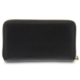 Giudi női fekete színű virág mintás bőr pénztárca