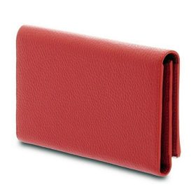   Giudi nagyméretű piros női bőr pénztárca, brifkó 20 x 11,5 cm