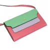 Giudi tricolor fekvő bőr pénztárca, táska 19 × 11,5 cm